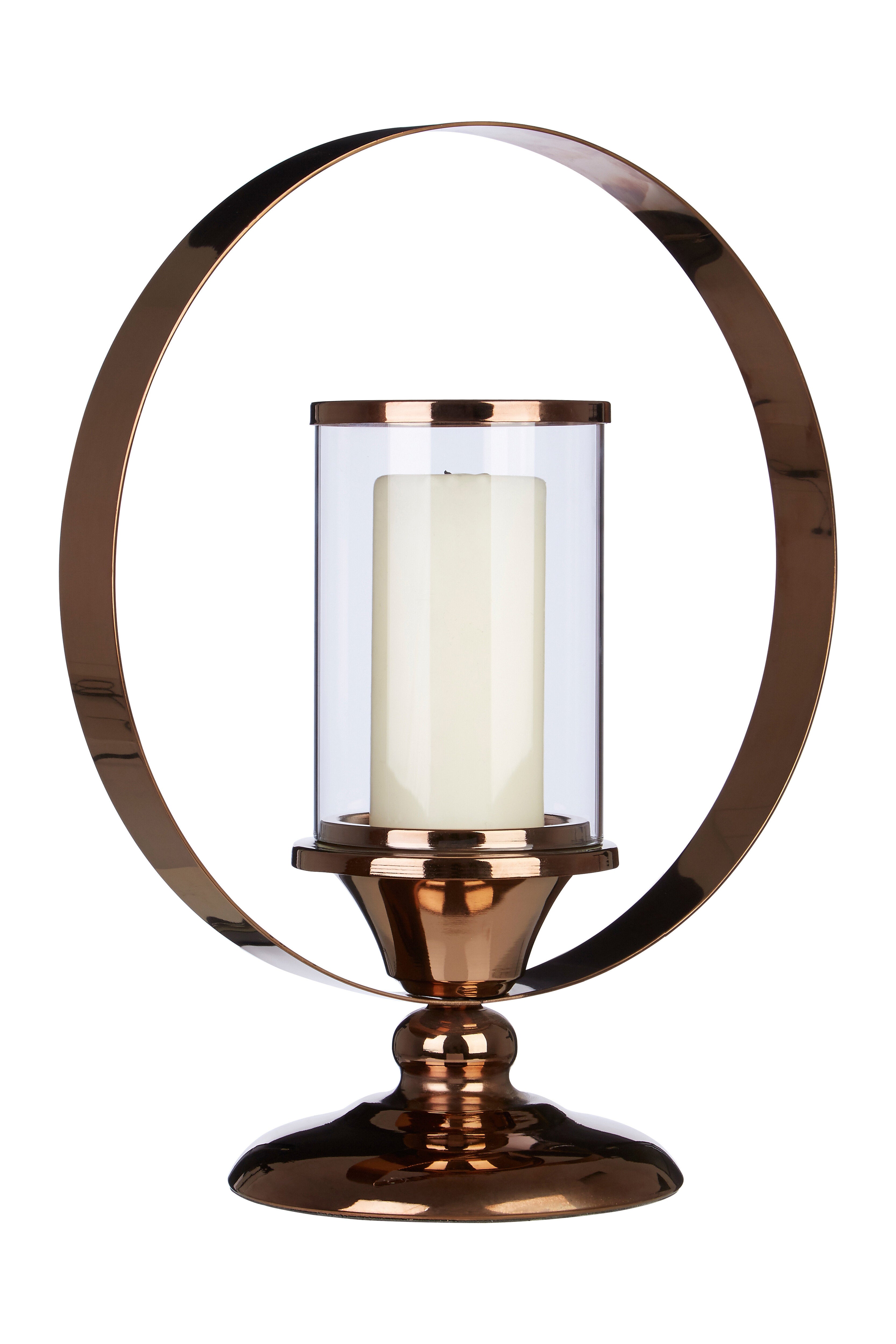 Candace Townhouse Bronze Candle Holder | Small